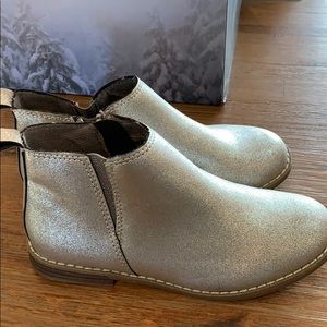 Gap silver sparkly booties